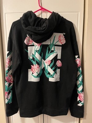 Off-White c/o Virgil Abloh Flower Print Hoodie