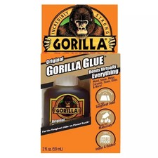 GORILLA GLUE Original 2oz 50002 Multi Purpose Waterproof Adhesive MADE IN USA