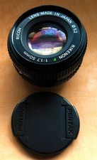 Pentax K Mount 50mm F1.7 Pancake Lens Rikenon for Sony E, Lumix, Olympus Used