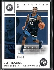 2017-18 Panini Encased #78 Jeff Teague #/99