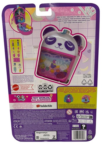 2er-Set Polly Pocket Panda und Delfin-Schatulle Minifiguren Zubehör Geschenk-Set - Picture 3 of 5
