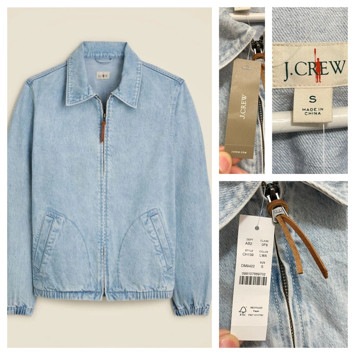 J.CREW Denim Coats, Jackets & Vests for Men for Sale | Shop New