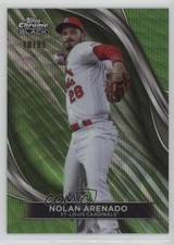 2024 Topps Chrome Black Green Wave Refractor 40/99 Nolan Arenado #31 rs2
