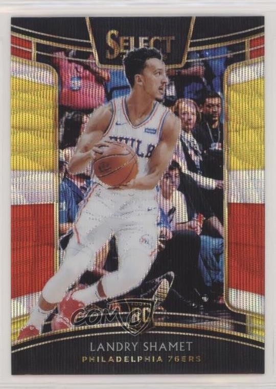 2018-19 Panini Select Concourse Tri-Color Prizm Landry Shamet #59 4l3
