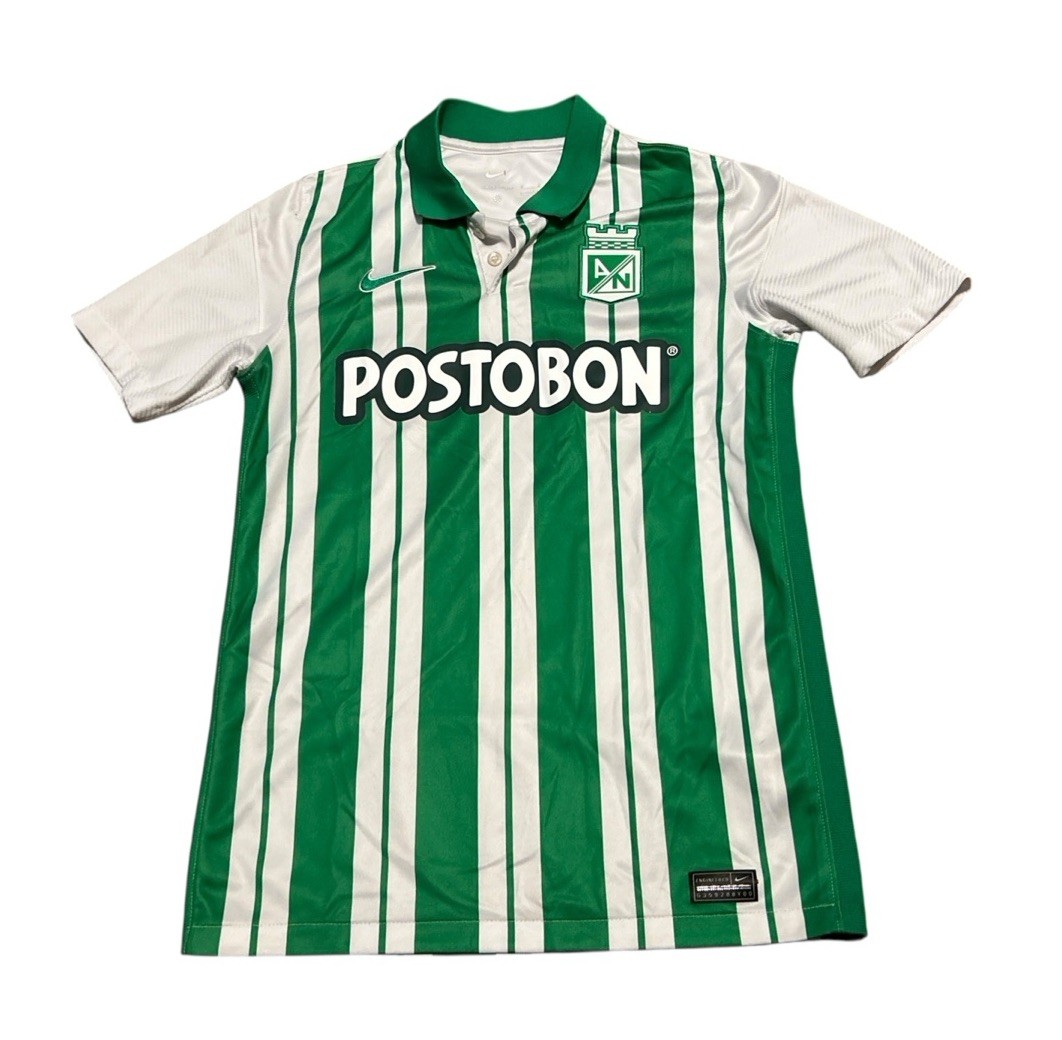 Nike Atletico Nacional Postobon Jersey Kit Youth Large Green White