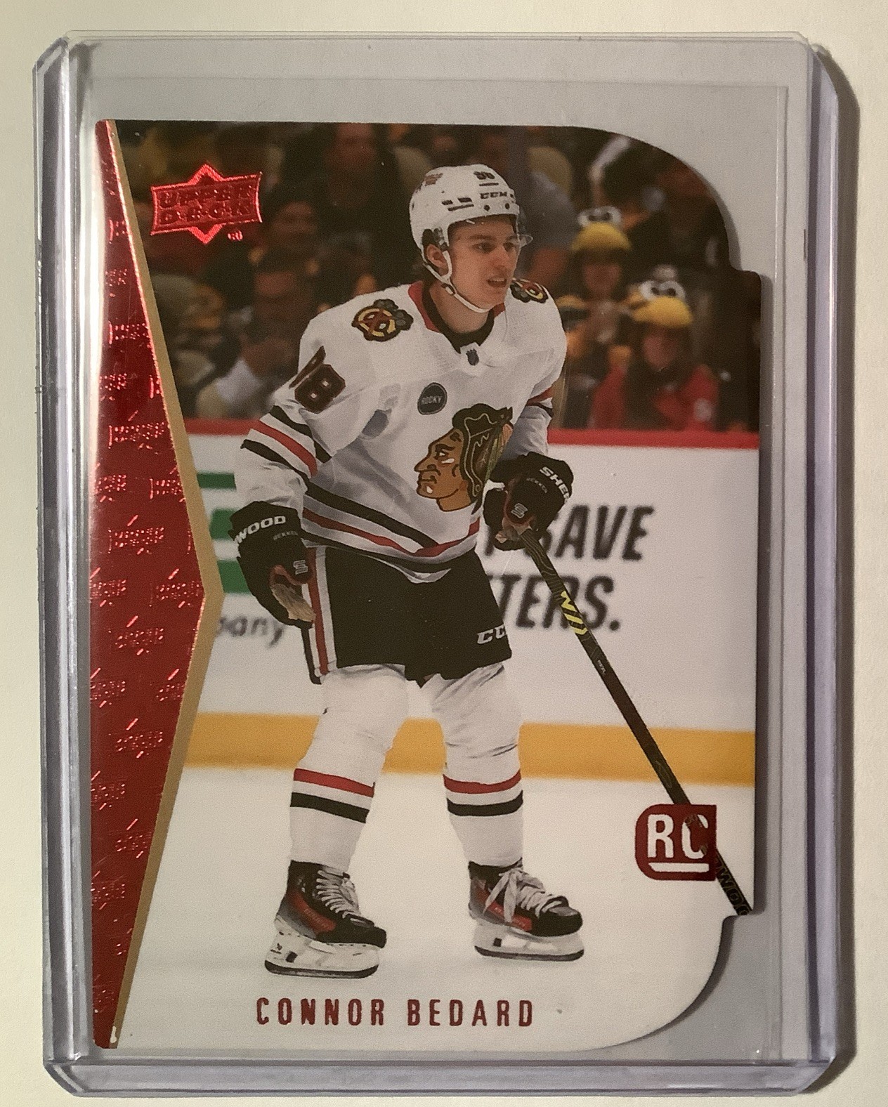 2023-24 Upper Deck Connor Bedard Red Die Cuts #RDT-19