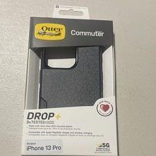 OtterBox Commuter Black Rugged Case for iPhone 13 Pro Dual-Layer Wireless