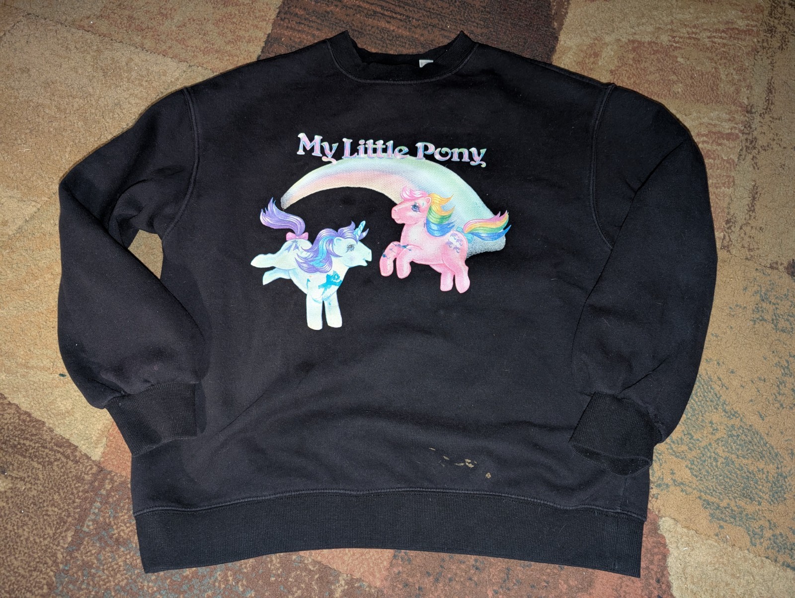 Hasbro My Little Pony Felpa Girocollo Grafica Donna S Nera