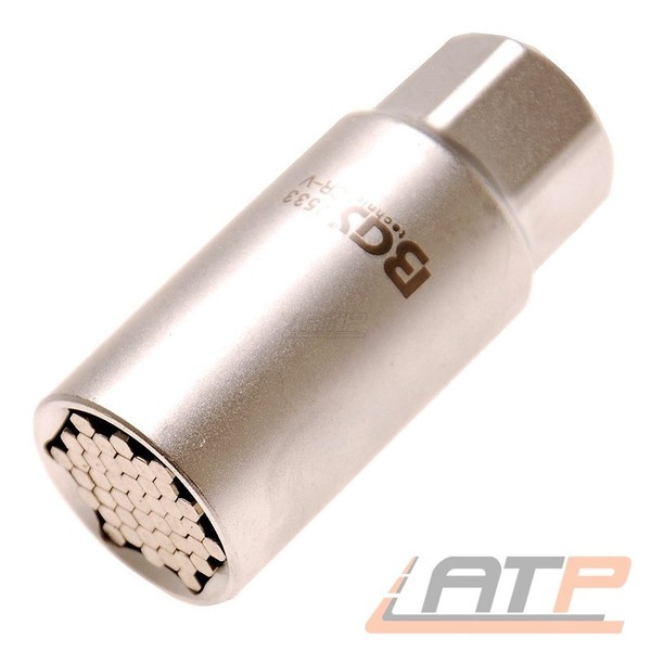 "Bgs MULTI-EINSATZ 3/8\" 9-21 MM SteckschlÜSsel Multisechskant Nuss Universal"-image