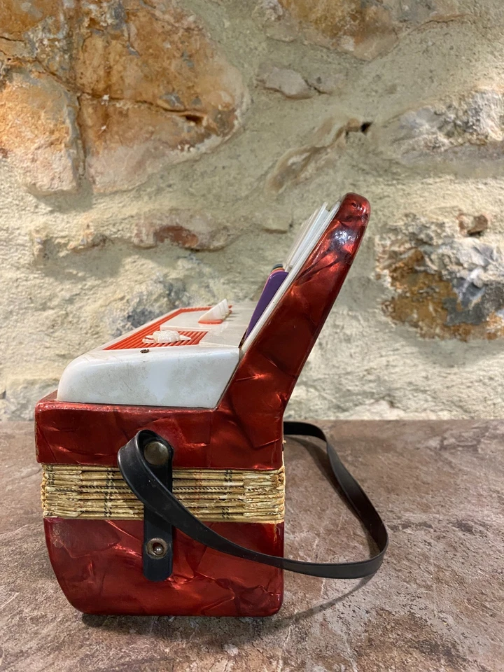 Ancien jouet accordeon déco - Photo 2/4