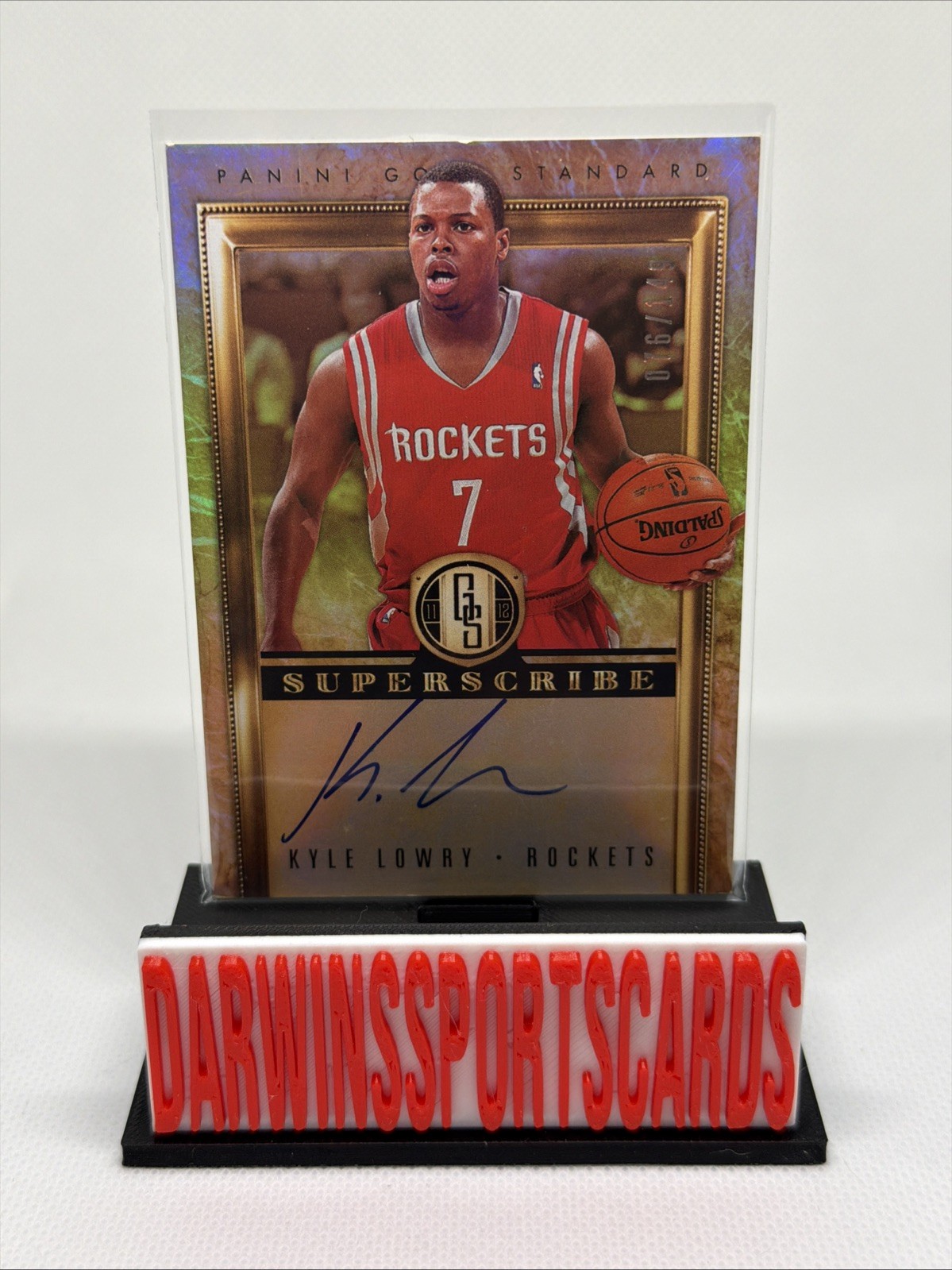 Kyle Lowry 2012 Panini Gold Standard Superscribe Auto 76/149