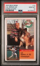 1993 Milk Bone Superstars CAL RIPKEN JR #12 PSA 10