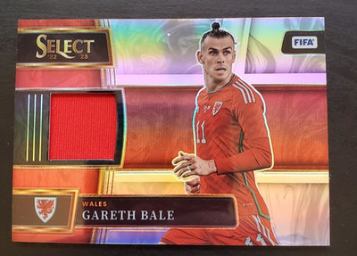 2022-23 Select FIFA Gareth Bale Select Materials Silver Prizm Patch SM-GBE Wales
