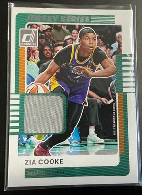 2025 Donruss WNBA Jersey Series #41 Zia Cooke (MEM) Seattle Storm