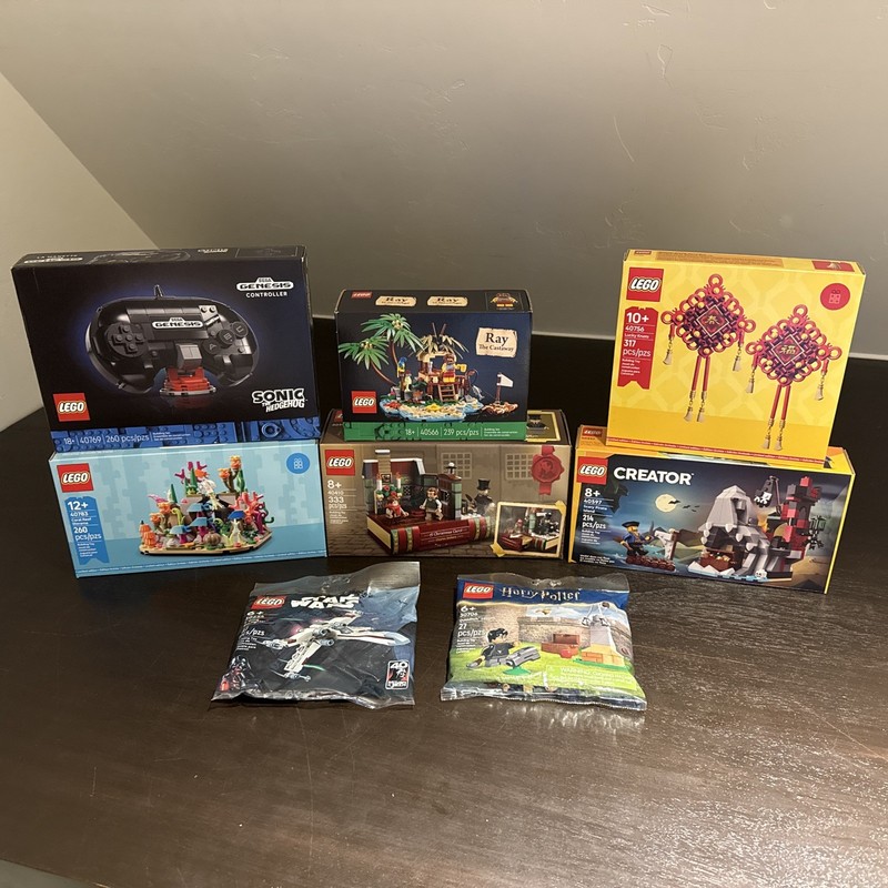 Lego Build a Lot GWP: 40410 | 40769 | 40566 & More  ~Retired NISB & Ships Free!