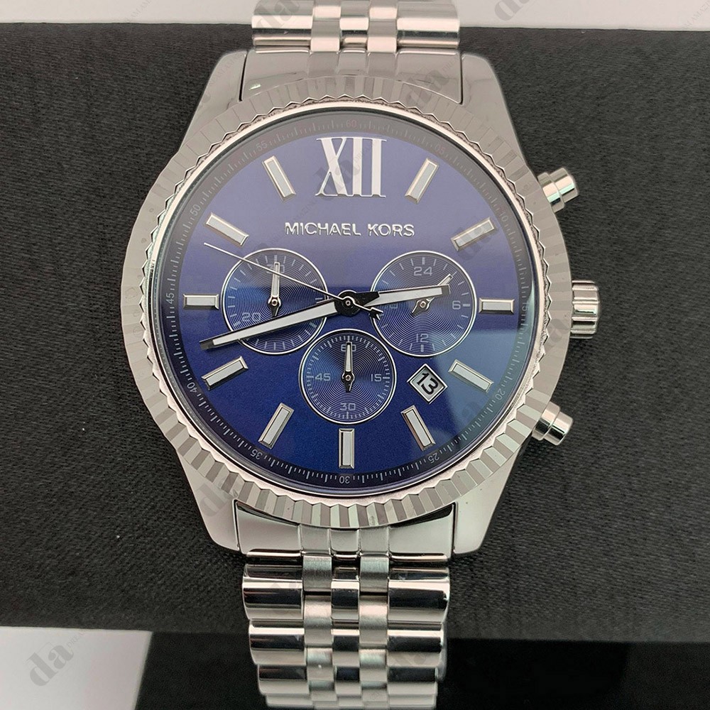 Buy New Michael Kors MK8280 Men's Lexington Stainless Steel Silver