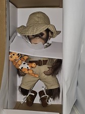 Ashton-Drake Galleries Milo The Safari Monkey bambola realistica così veramente reale 16" 