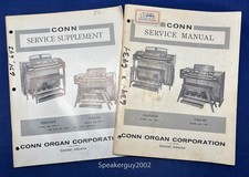 Original Conn Organ Service Manual / Serenade 634 Type 1 3 Theatre 643 Type 1 3