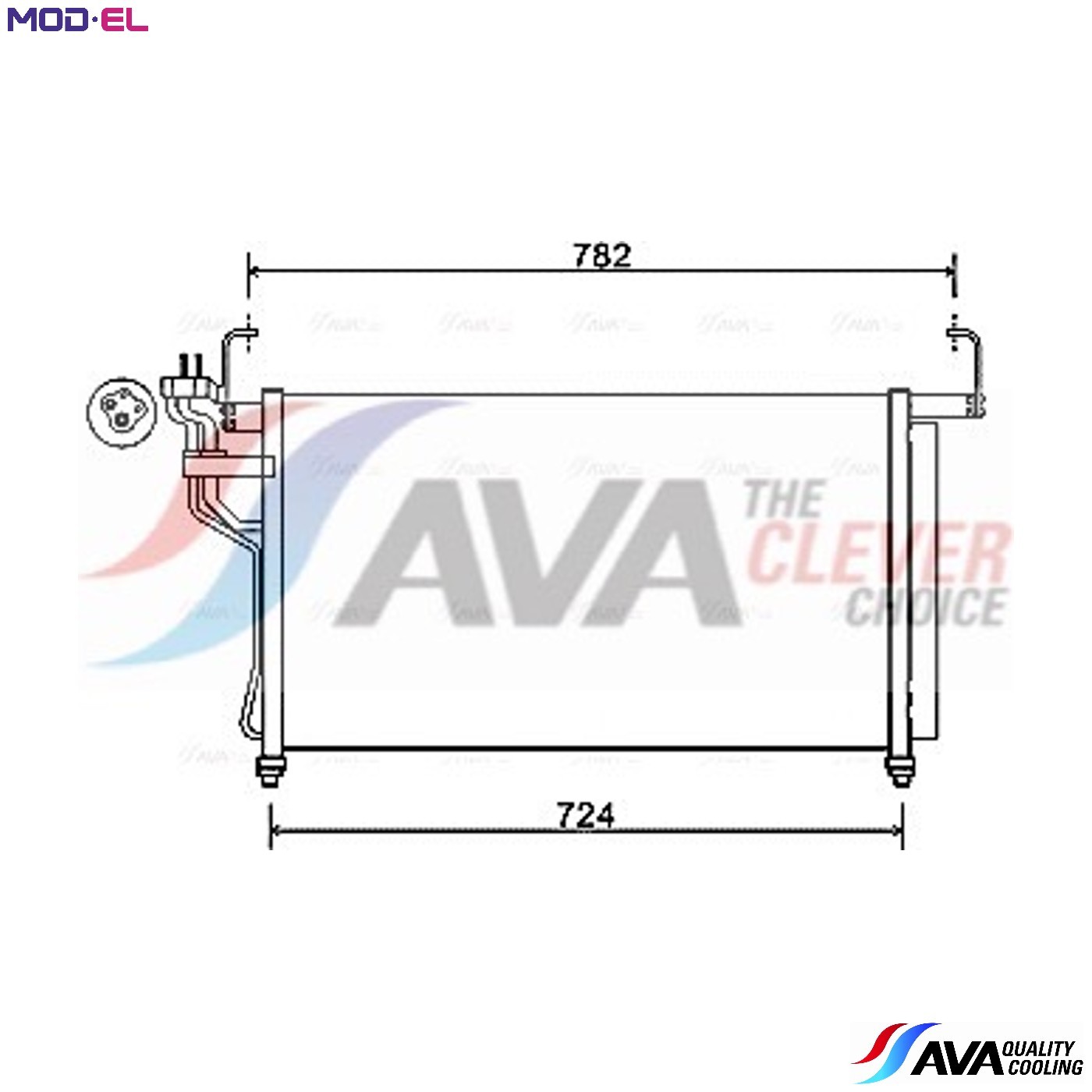 CONDENSER AIR CONDITIONING HY5315D FOR HYUNDAI GRAND/H-1/STAREX/Travel/II/??