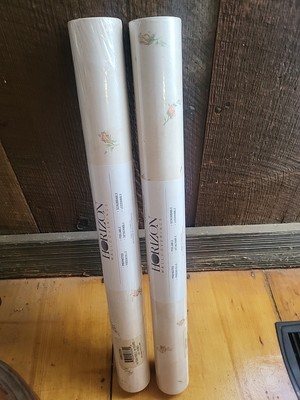 2 Rolls Wallpaper Watercolor NEW SEALED Horizon Country Floral, 56 sq ft A Roll
