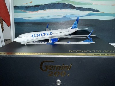 Gemini Jets 1:200 United Airlines Boeing 737-800 N37267 G2UAL763 RARE