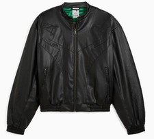 PUMA Moto Super Puma Pleather Bomber Jacket $...