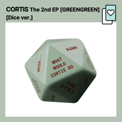 CORTIS [GREENGREEN] 2nd EP Album DICE Ver/Mini CD+Dice+Sticker+7
