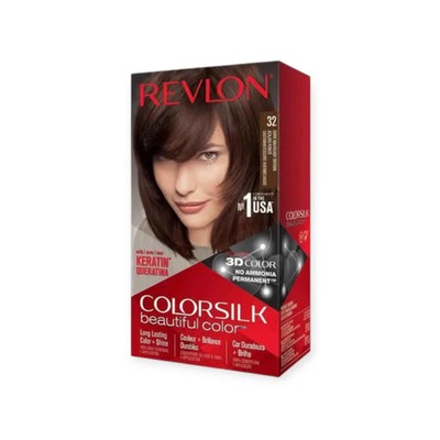 Revlon ColorSilk Beautiful Color 32 Dunkelbraun Rougeâtre - Coloration
