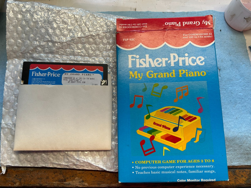 Vintage Fisher-Price "My Grand Piano" for Commadore 64/128