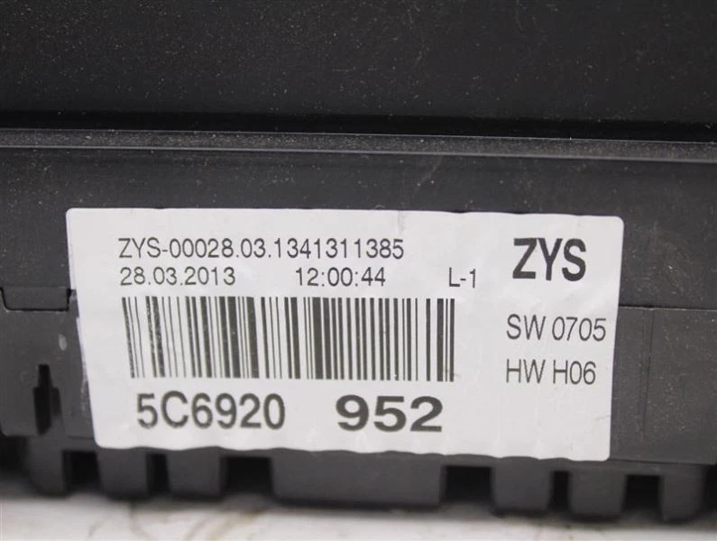 Velocímetro Cluster Jetta 2013 13 sedán 5C6920952 935958 Foto 4 de 4