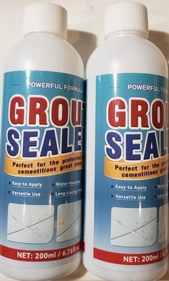 2 Long Lasting Clear Grout Sealer Waterproof for Shower Floor Tiles Protection