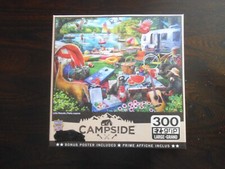 Master Pieces Campside " Little Rascals " EZ Grip 300 Piece Puzzle Complete