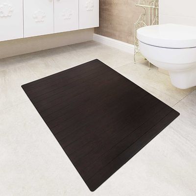 Badematte aus Bambus | EMMA | 60x90cm | Badvorleger Badematten Bambusmatte  Holz | eBay.de