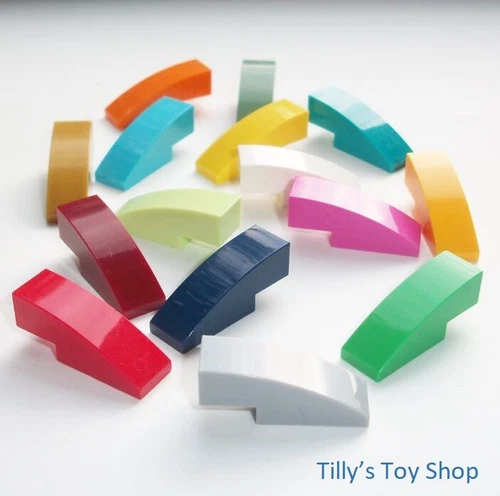 Lego - 1x3 Stud Curve Step Slope Bricks - 50950 - Pick Colour & Pack Size - NEW
