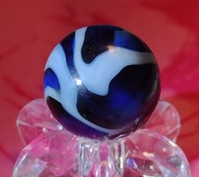 .58" DEEP BLUE MARBLES - TRANSPARENT GLASS