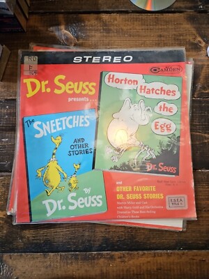 Dr. Seuss Horton Hatches The Egg RCA Camden CAS-1051 Vinyl Record  Ex Library. 