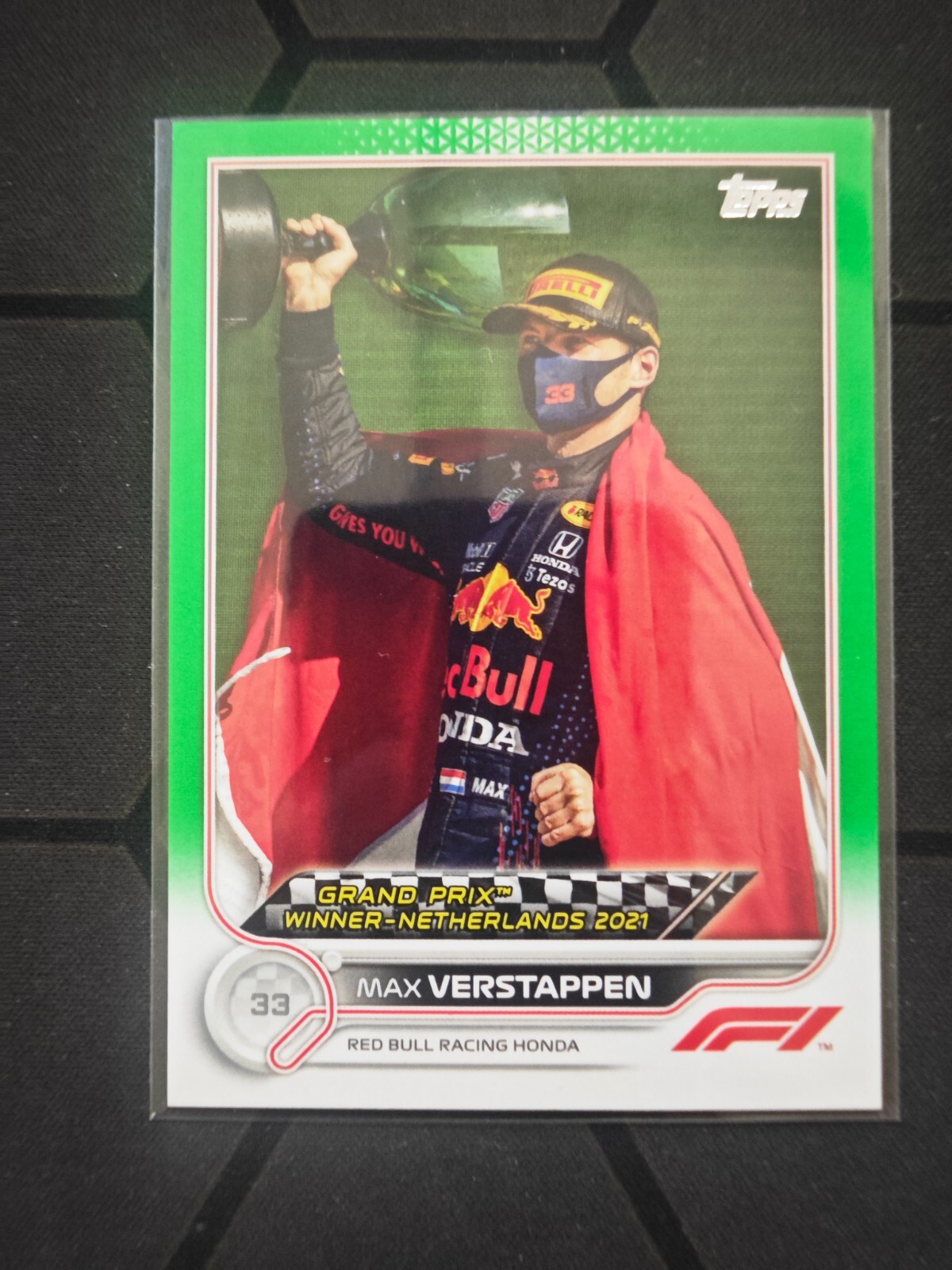 2022 Topps Formula 1 Racing Green Max Verstappen 70/75