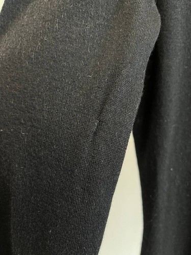 Prada Wool Full Zip Jumper Leather Tab Size 46 (0020) - Picture 7 of 7