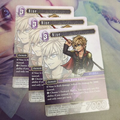 Final Fantasy TCG Beyond Destiny Nine 21-096R X3 Playset | eBay