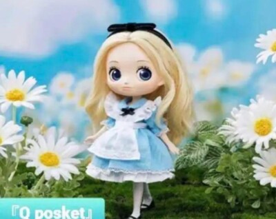 Authentic】Q posket Doll Alice in Wonderland Disney