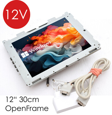 Industry 11 13/16in 12 '' TFT Monitor Open Frame Display Preh Mit 12 Volt Network