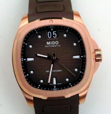 MIDO Uhr Multifort TV Big Date Gold PVD Ref. M049.526.37.291.00 NEU FULL SET - Bild 1 von 4