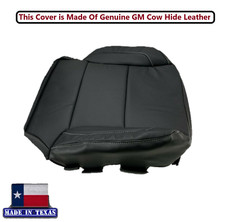 Leather Driver Side Bottom Seat Cover For Chevy Silverado 2014-2019 Ltz Lt 2500