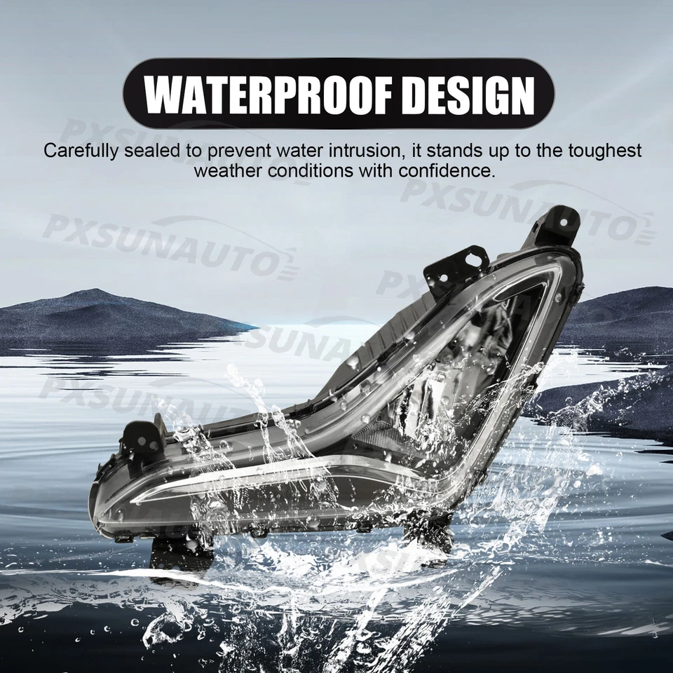 Fit For 2014 2015 2016 Hyundai Elantra Bumper Grille Fog lamp Bumper Bracket Kit - Image 2 of 4