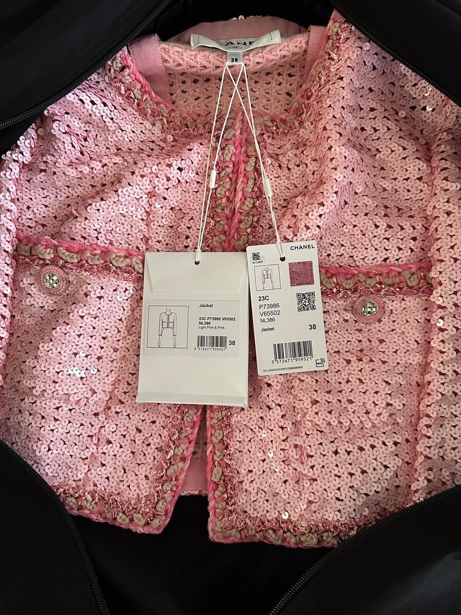 🎀 NWT Chanel cruise 2023 sequined jacket Size 38 🚢 | eBay 🎀 NWT Chanel cruise 2023 sequined jacket Size 38 🚢 | eBay