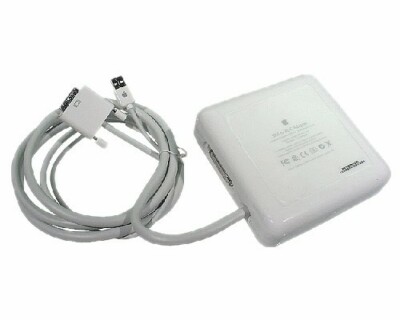 GENUINE APPLE DVI TO ADC ADAPTOR COMPLETE + POWER CABLE FAST