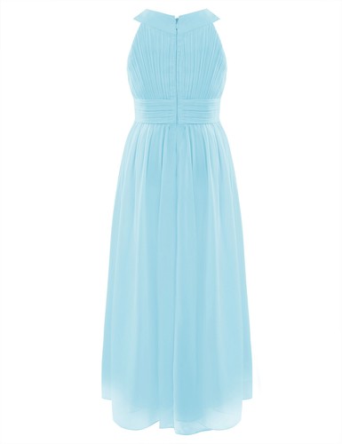 Kid Girls Flower Princess Dress Wedding Bridesmaid Party Prom Maxi Gown Dresses - Picture 30 of 121