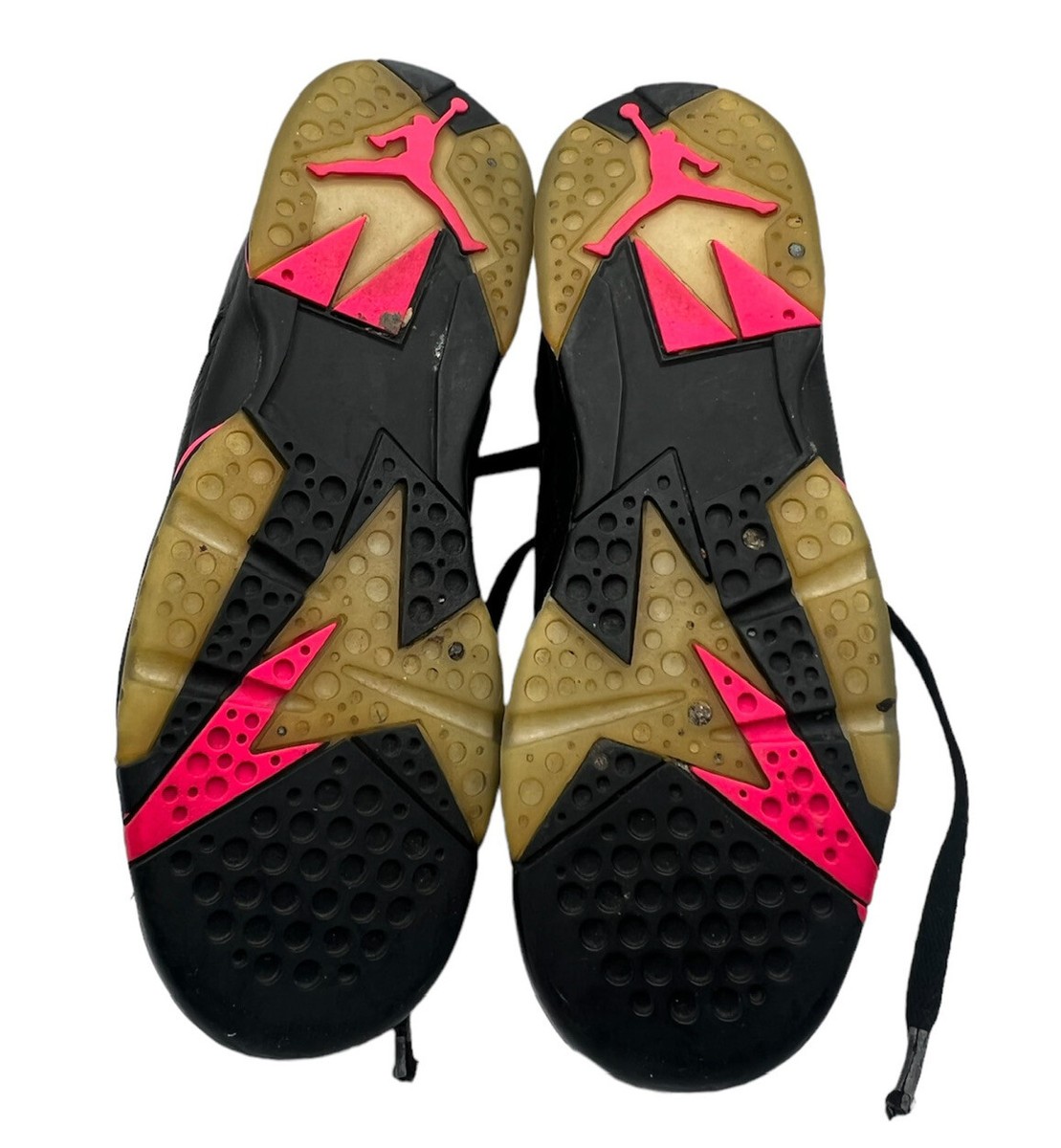NIKE AIR JORDAN 7 RETRO GG BLCK/HYPER PINK [442960 018] Shoe