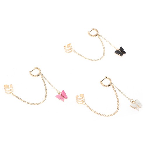 6 Pcs -Ohrring Ohrmanschetten Für Ungepiercte Ohren Knorpel-Ohrclips - Bild 2 von 12