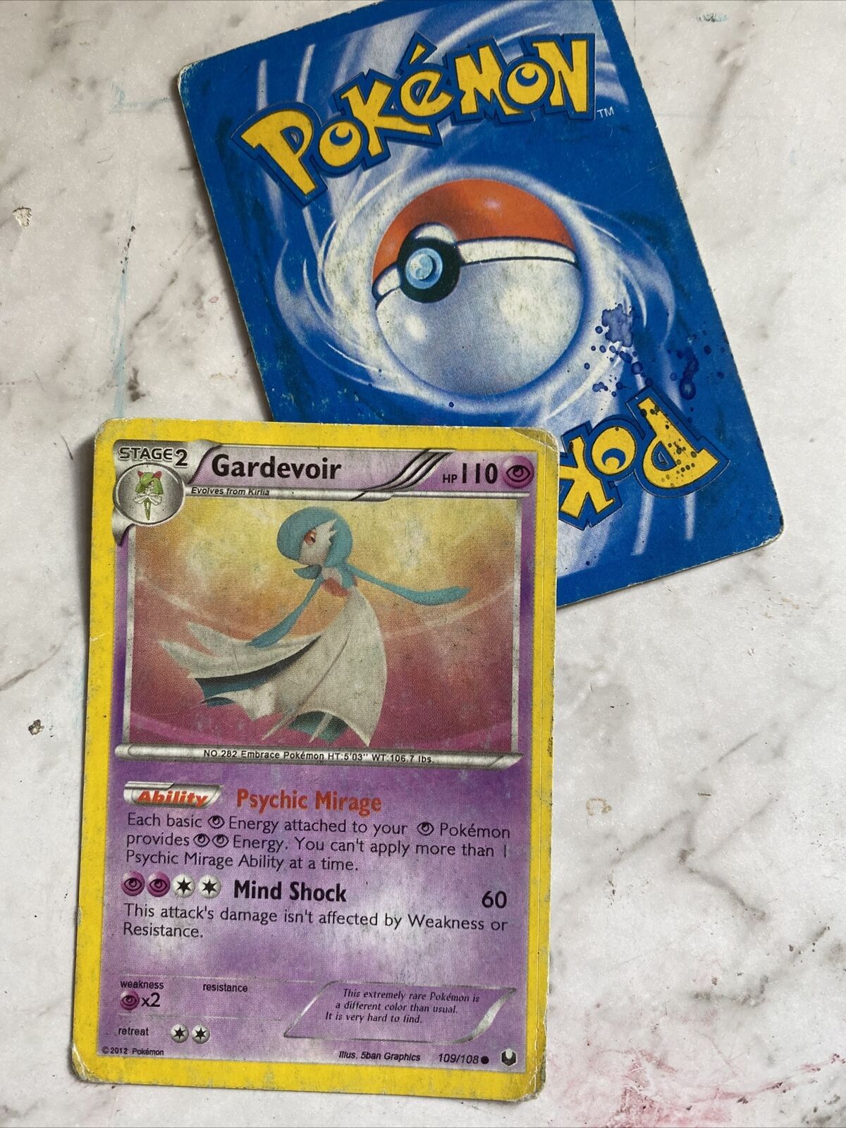 Pokemon Card - Dark Explorers 109/108 - GARDEVOIR (holo-foil)